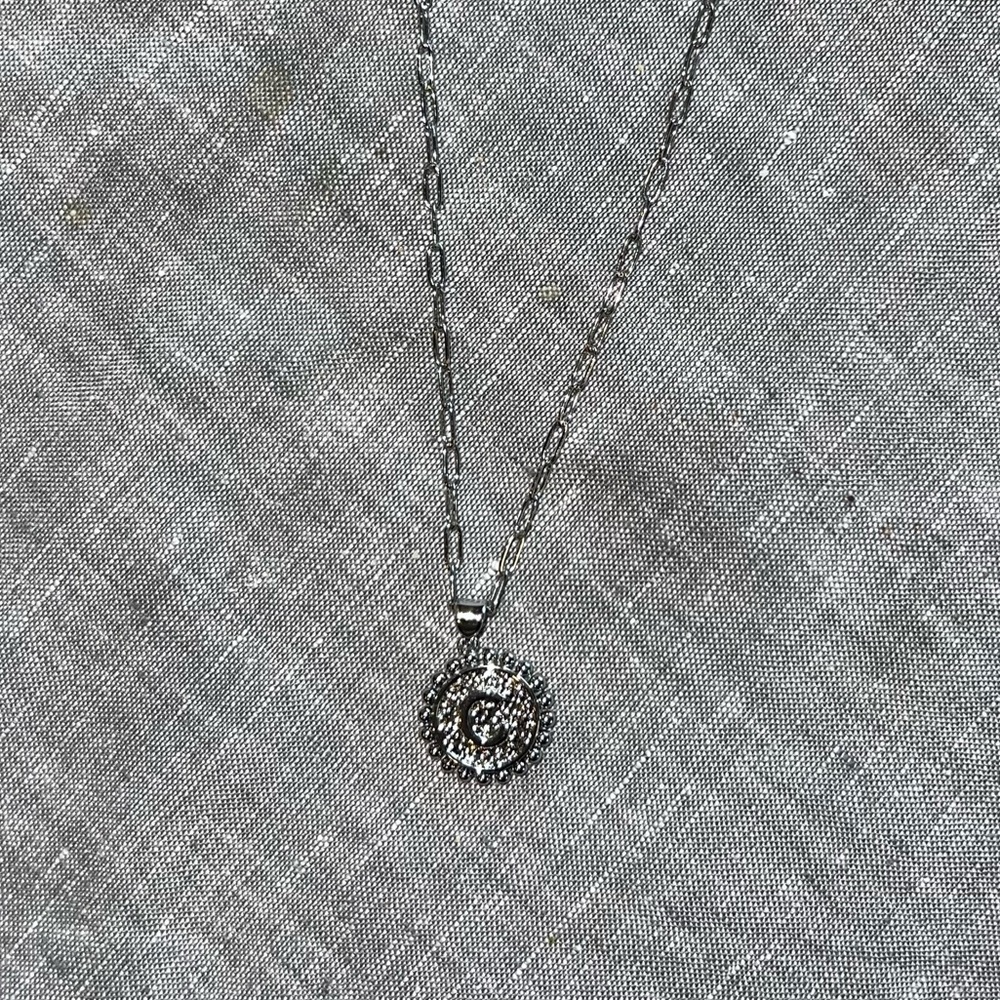 C Initial Necklace